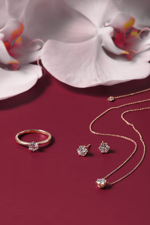 ［受注/12月下旬］K18 ダイヤモンド 0.5ct/ネックレス(ソーティング付き)