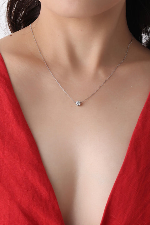 ［受注/12月下旬］Pt900・Pt850 ダイヤモンド 0.5ct/ネックレス(ソーティング付き)