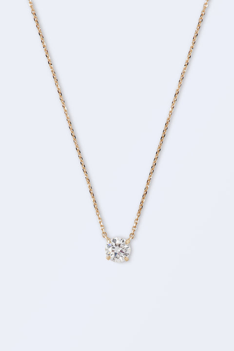 ［受注/12月下旬］K18 ダイヤモンド 0.3ct/ネックレス(ソーティング付き)