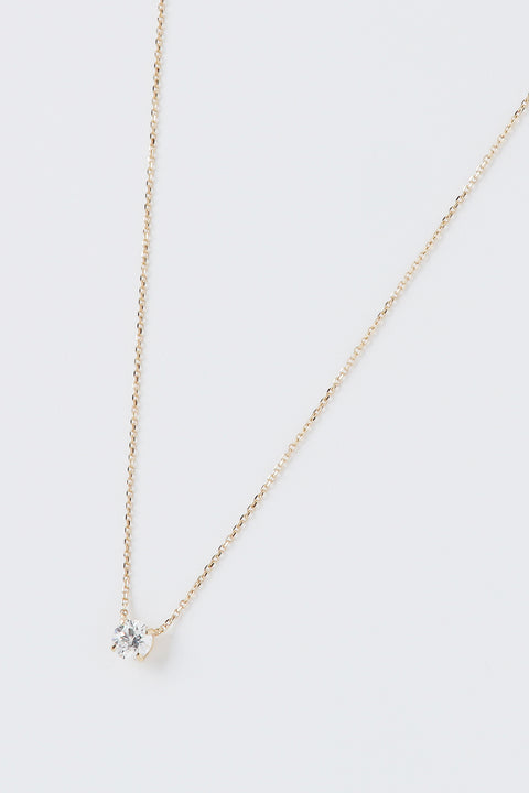 ［受注/12月下旬］K18 ダイヤモンド 0.3ct/ネックレス(ソーティング付き)