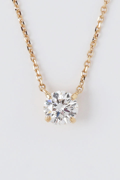 ［受注/12月下旬］K18 ダイヤモンド 0.3ct/ネックレス(ソーティング付き)
