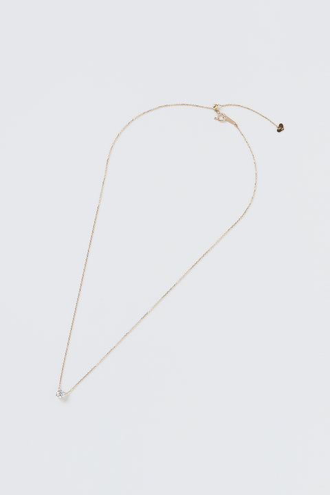 ［受注/12月下旬］K18 ダイヤモンド 0.3ct/ネックレス(ソーティング付き)