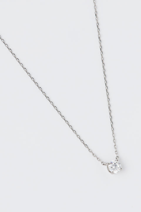 ［受注/12月下旬］Pt900･Pt850 ダイヤモンド 0.3ct/ネックレス(ソーティング付き)