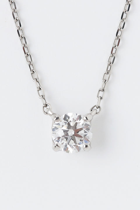 ［受注/12月下旬］Pt900･Pt850 ダイヤモンド 0.3ct/ネックレス(ソーティング付き)