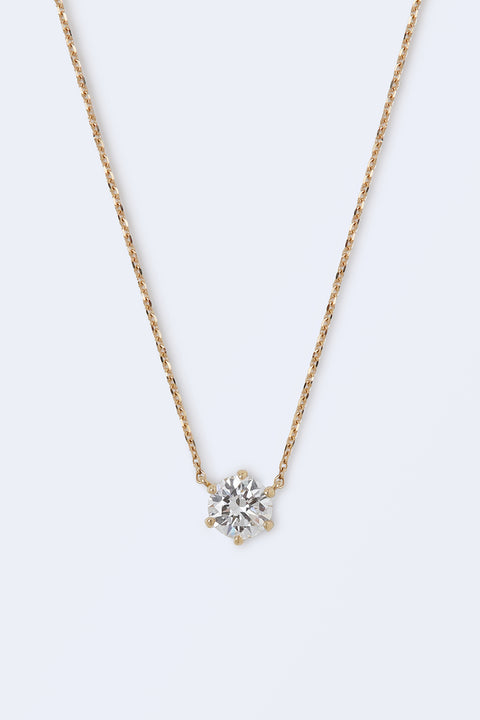 ［受注/12月下旬］K18 ダイヤモンド 0.5ct/ネックレス(ソーティング付き)