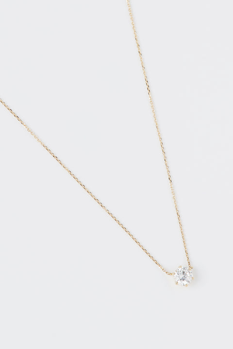 ［受注/12月下旬］K18 ダイヤモンド 0.5ct/ネックレス(ソーティング付き)