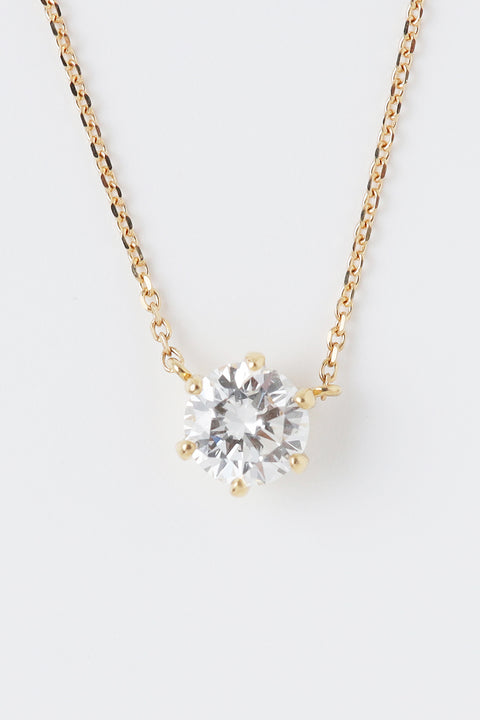 ［受注/12月下旬］K18 ダイヤモンド 0.5ct/ネックレス(ソーティング付き)