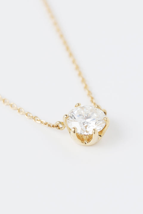 ［受注/12月下旬］K18 ダイヤモンド 0.5ct/ネックレス(ソーティング付き)