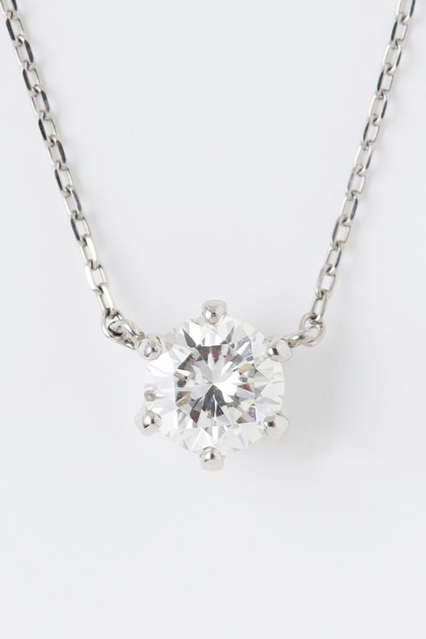 ［受注/12月下旬］Pt900・Pt850 ダイヤモンド 0.5ct/ネックレス(ソーティング付き)