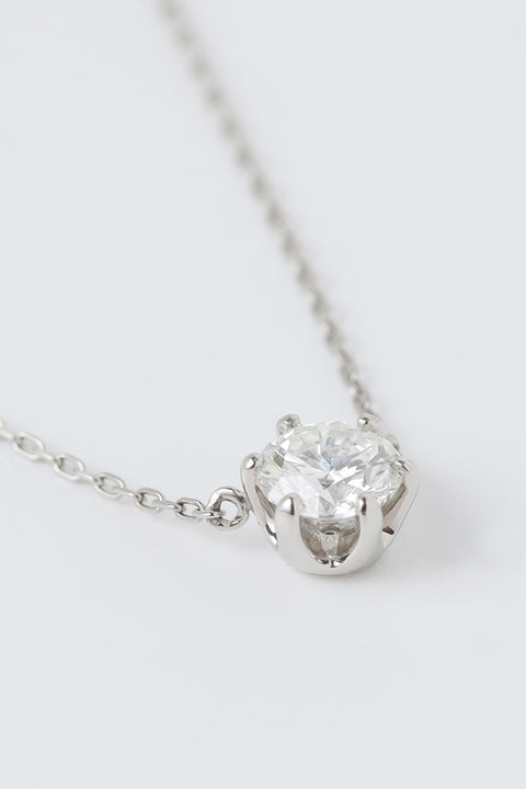 ［受注/12月下旬］Pt900・Pt850 ダイヤモンド 0.5ct/ネックレス(ソーティング付き)