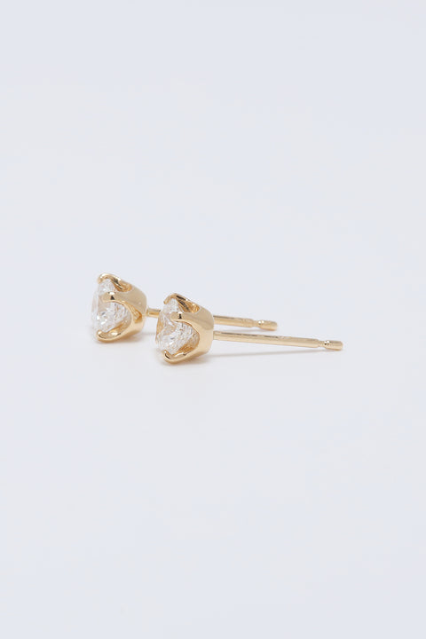 ［受注/12月下旬］K18 ダイヤモンド 0.3ct/ピアス(ソーティング付き)