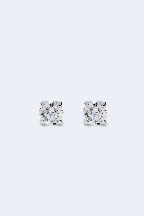 ［受注/12月下旬］Pt900 ダイヤモンド 0.3ct/ピアス(ソーティング付き)