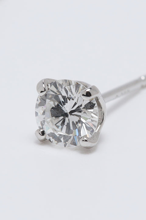 ［受注/12月下旬］Pt900 ダイヤモンド 0.3ct/ピアス(ソーティング付き)
