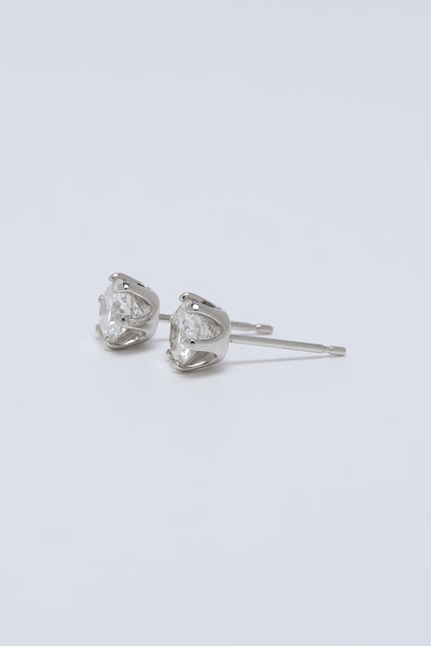 ［受注/12月下旬］Pt900 ダイヤモンド 0.5ct/ピアス(ソーティング付き)