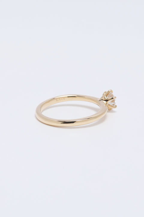 ［受注/12月下旬］K18 ダイヤモンド 0.5ct/リング(ソーティング付き)
