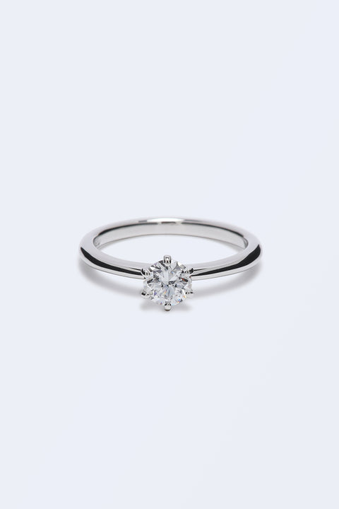［受注/12月下旬］Pt900 ダイヤモンド 0.5ct/リング(ソーティング付き)