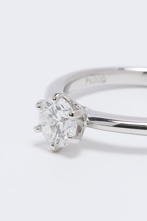 ［受注/12月下旬］Pt900 ダイヤモンド 0.5ct/リング(ソーティング付き)
