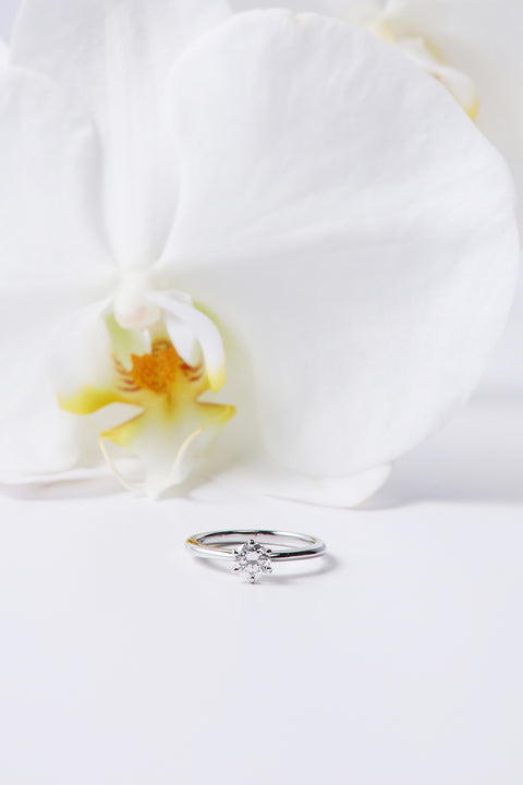 ［受注/12月下旬］Pt900 ダイヤモンド 0.5ct/リング(ソーティング付き)