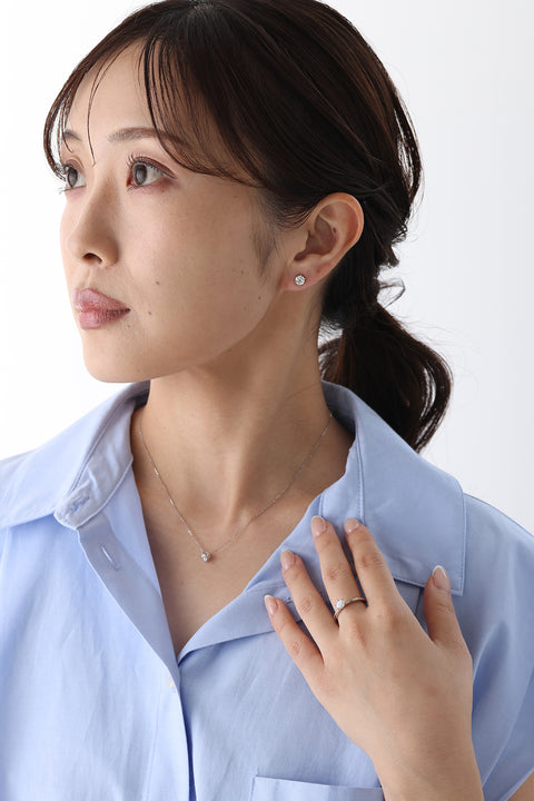 ［受注/12月下旬］Pt900 ダイヤモンド 0.5ct/リング(ソーティング付き)